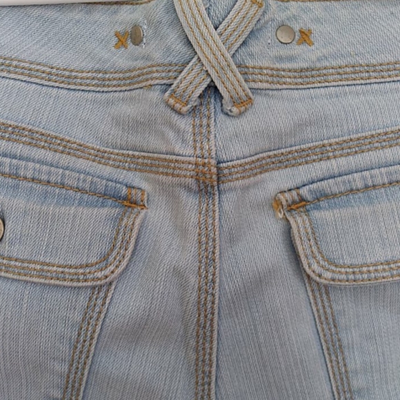 Jeanstar Cuffed Capri Jeans Size 8 Blue - Picture 8 of 16